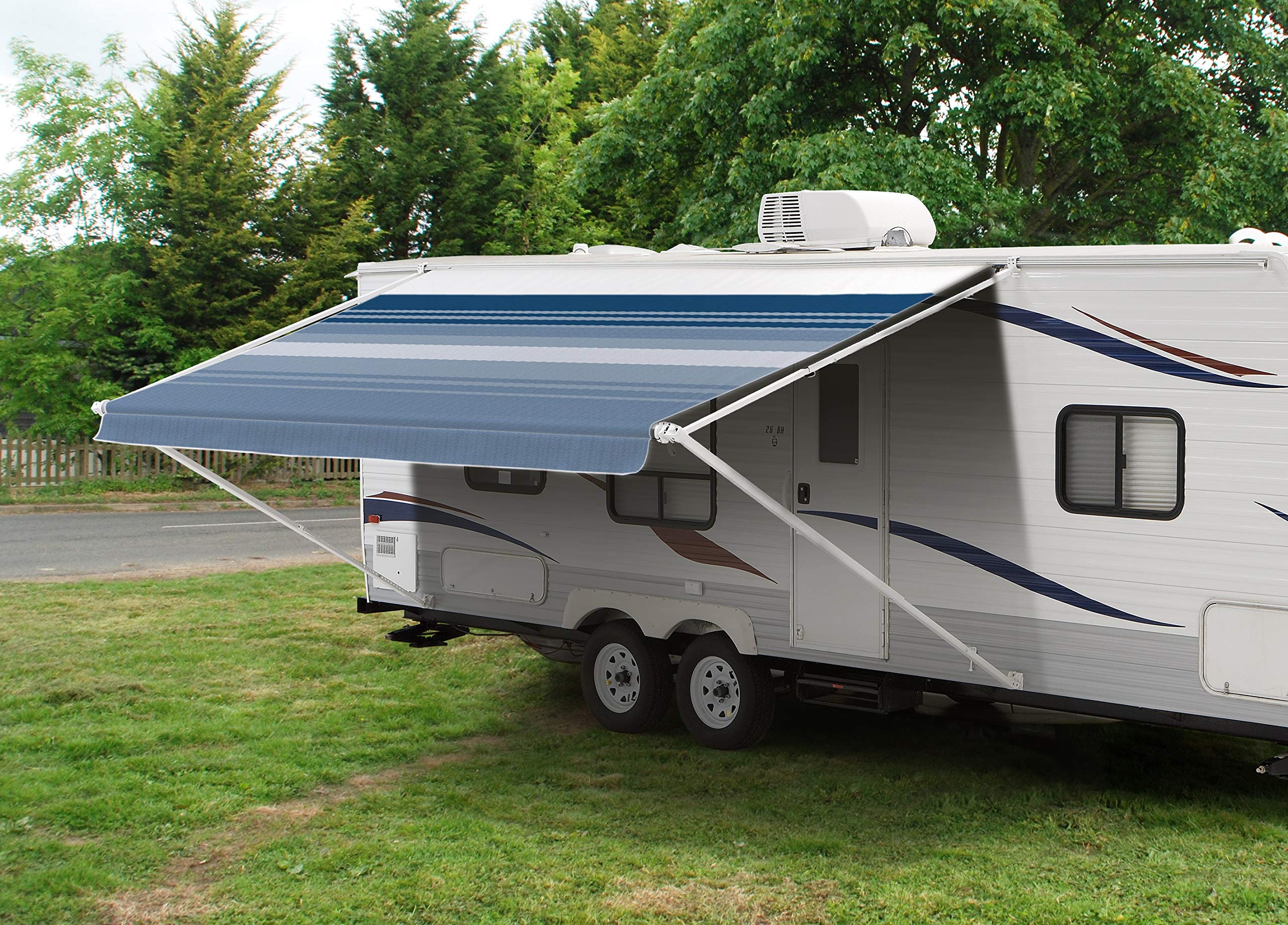 Carefree Pioneer Manual Crank Out Awning Arms Set-Pick-Up Camper Length White - Image 4