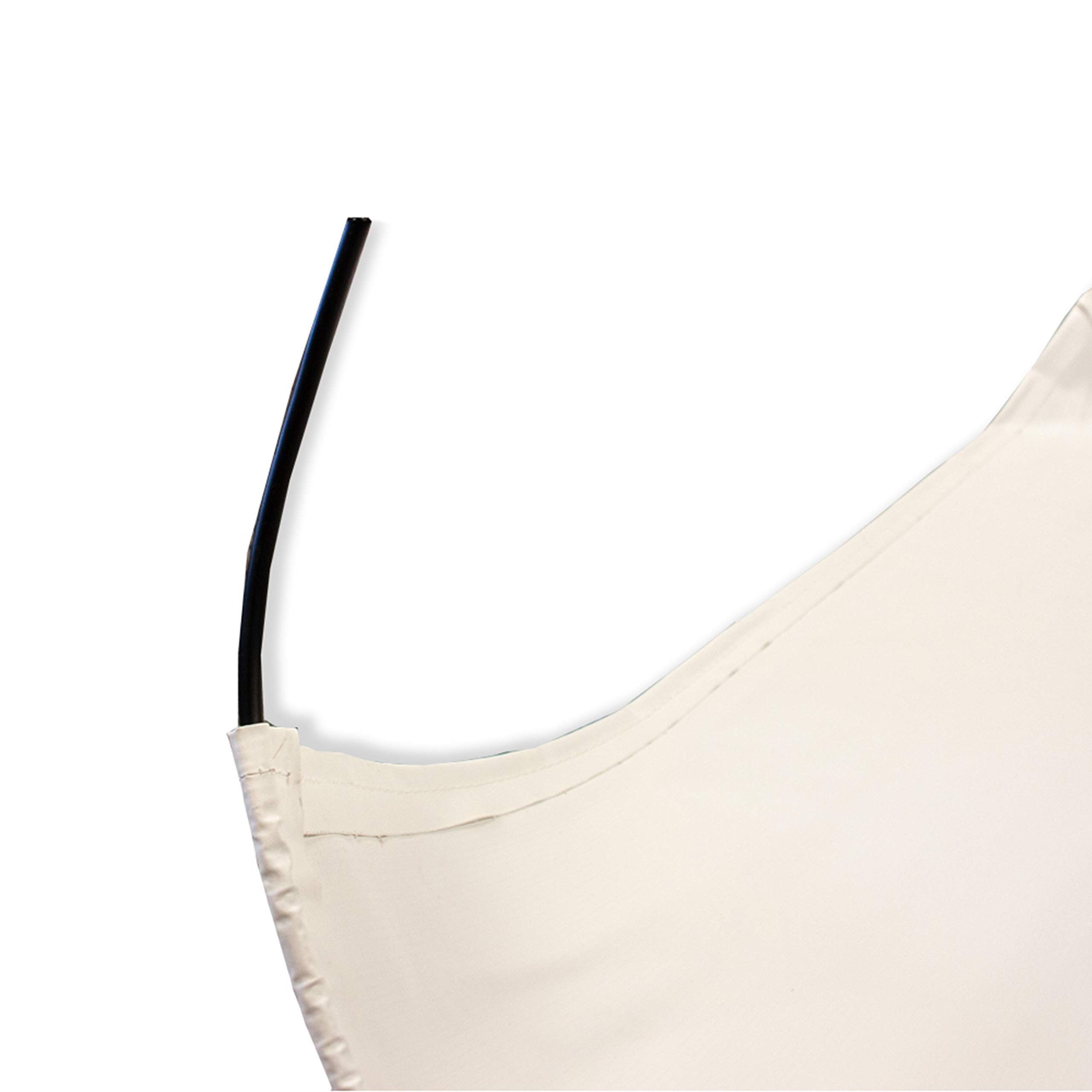 Carefree Universal RV Slideout Awning Fabric Replacement (200" x 116") - Cut to Fit Length, Standard RV Slide Room Extension Awning with FLXguard Protection for Pop Out Room (White) - Image 3